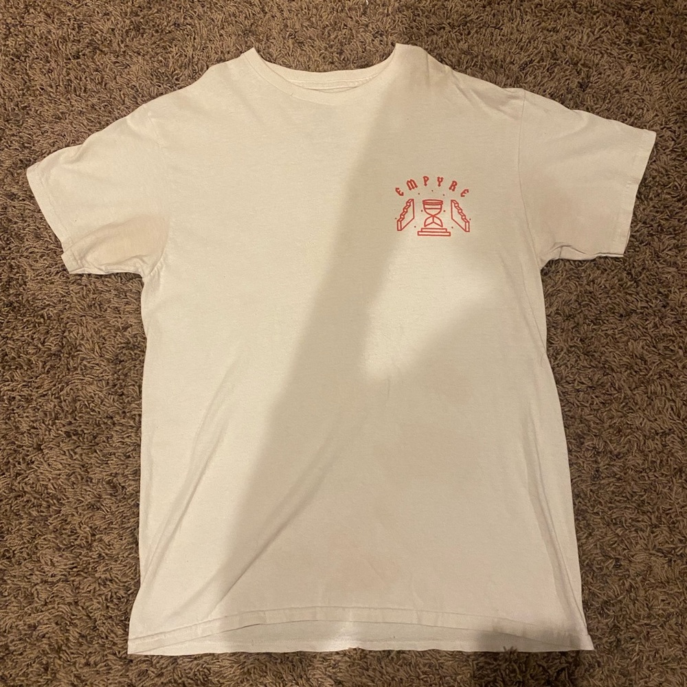 Empyre White T-Shirt. Adult Medium.